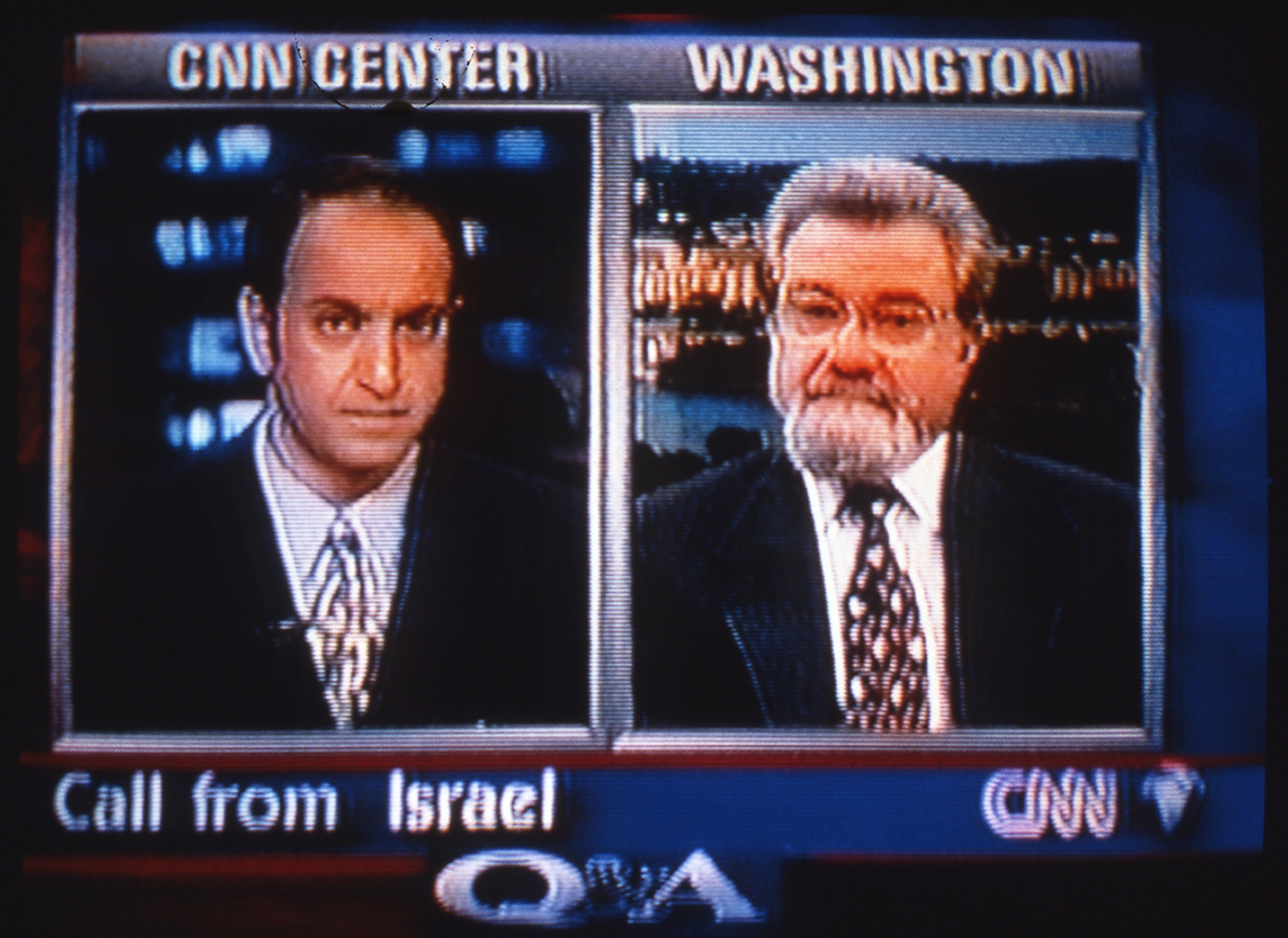 CNN, Questions and Answers, 1997, 33 minute VHS tape (still)