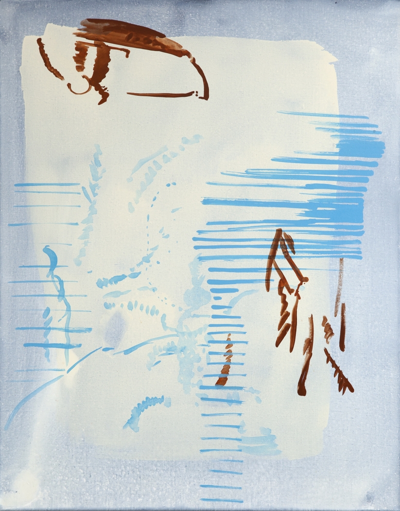 Michael Krebber Untitled, 1995 Oil on canvas 35 7/8 x 28 3/4 inches (91 x 73 cm)