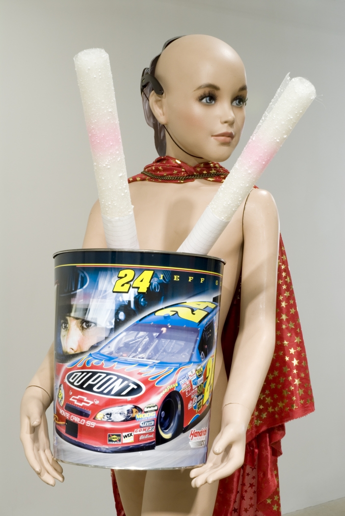Alexander the Great, 2007 (detail), mixed media, 86 x 45 x 92 inches
