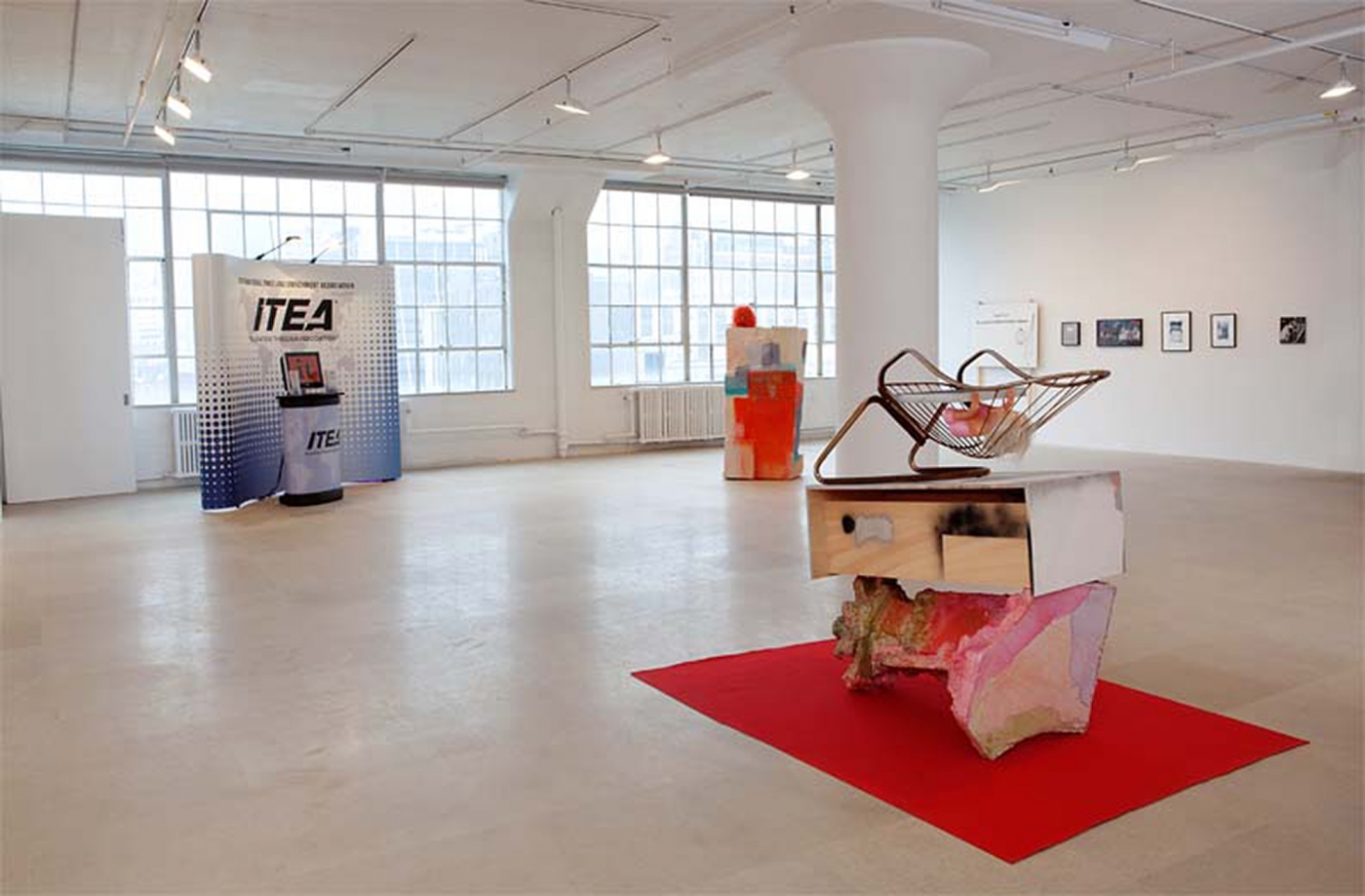 Installation view, ENTERTAINMENT, Greene Naftali, New York, 2012