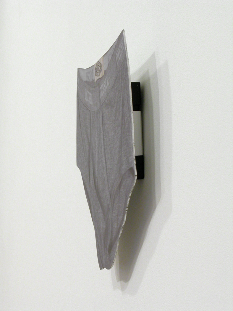 Jim Drain, Untitled (Diesel Underwear), 2007, C-print, Mounted on Aluminum, 10 1/2 x 11 1/2 x 1 inches