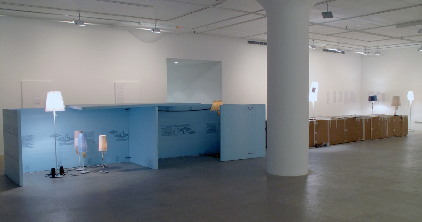 Installation view, 18INIQITIES, Greene Naftali, New York, 2008