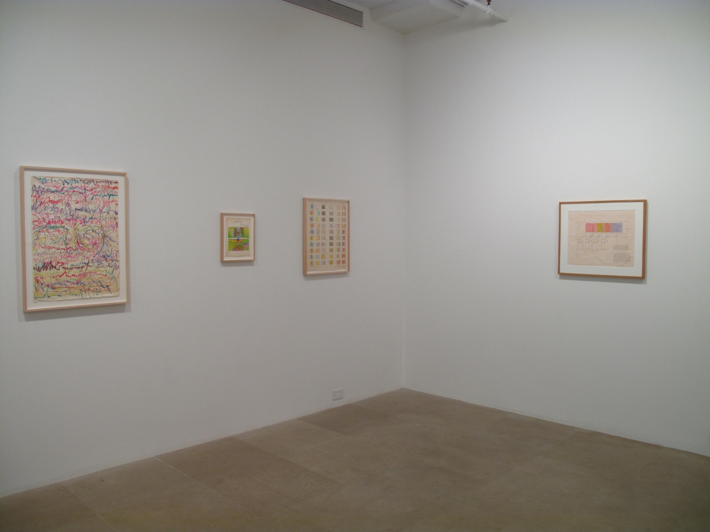 Installation view, Greene Naftali, New York, 2009