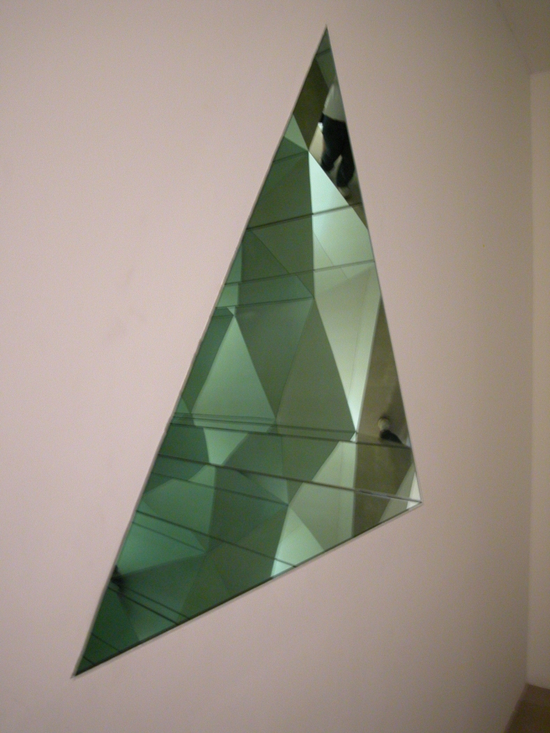 Jim Drain & Ara Peterson, Untitled (Kaleidoscope), 2003, mixed media installation, kaleidoscope: 48 x 48 x 48 x 72 inches, installation dimensions variable Installation view, Greene Naftali, New York, 2003