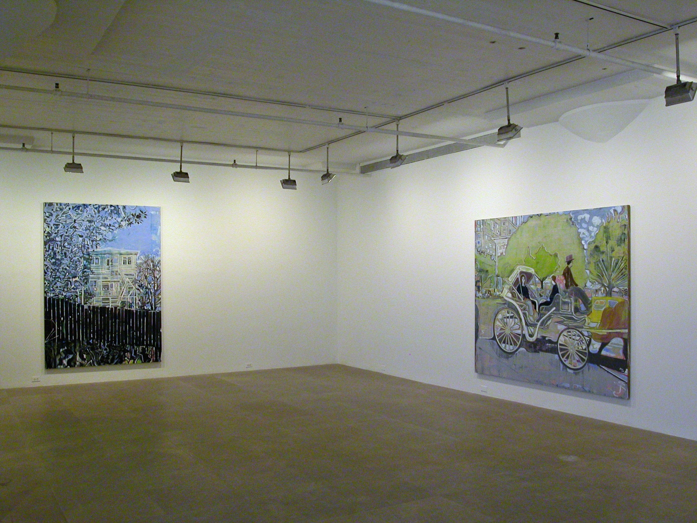 Installation view, David Korty, Greene Naftali, New York, 2005