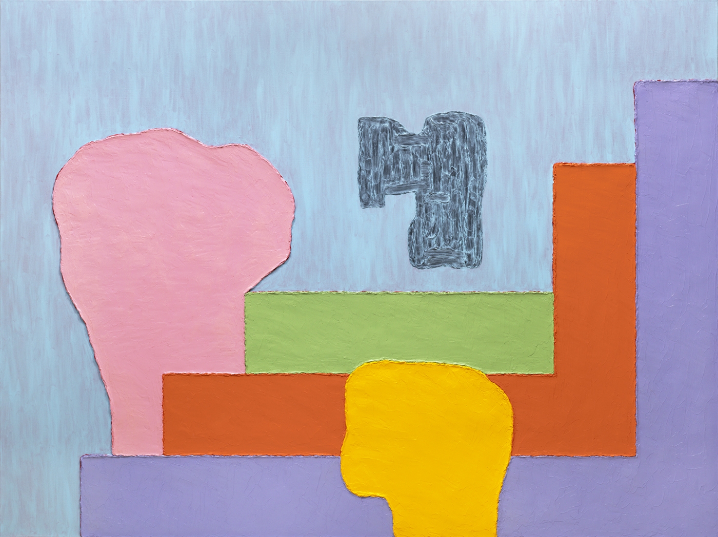 Jonathan Lasker, Platonic Landscape, 2018