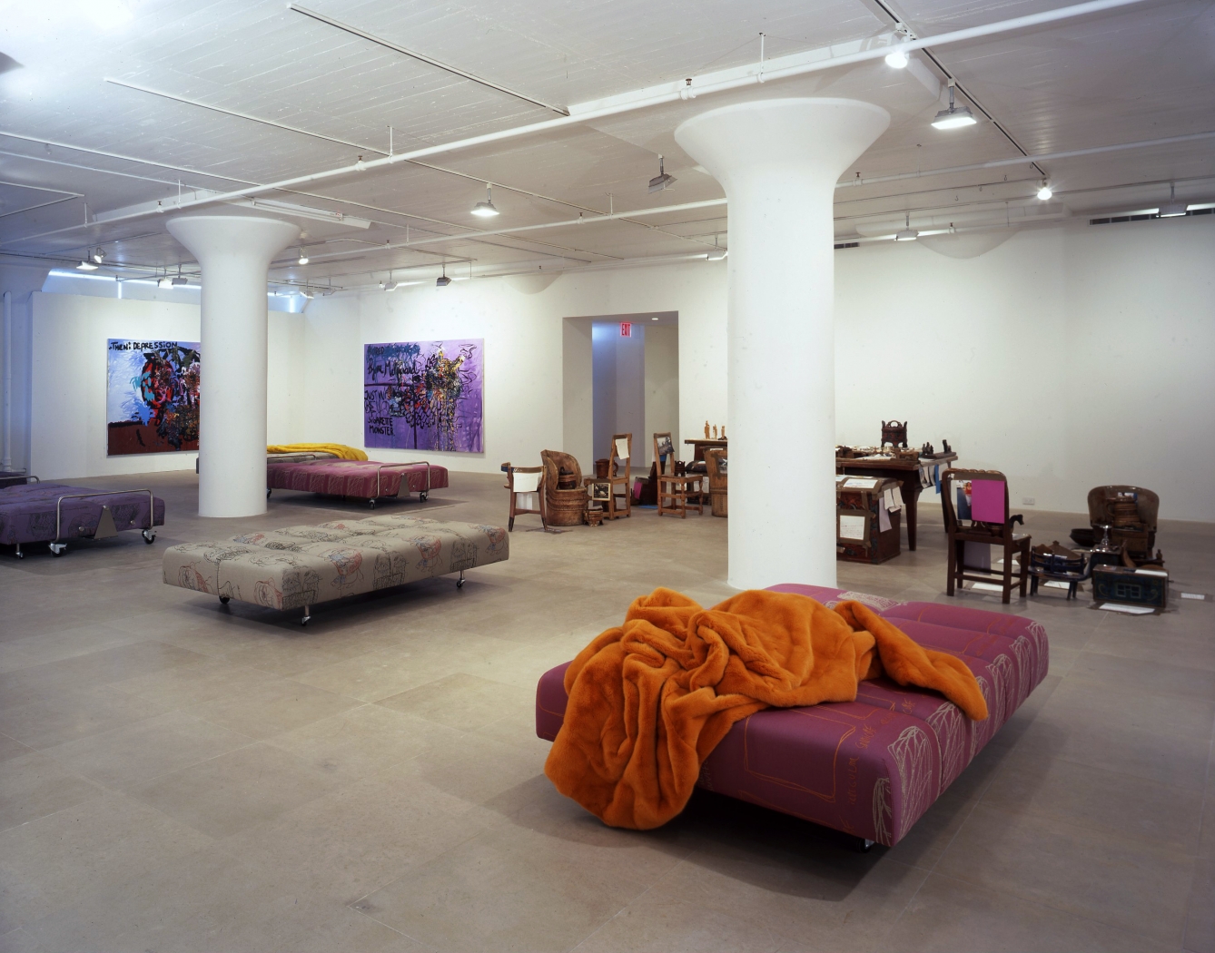 Installation view, Greene Naftali, New York, 2008
