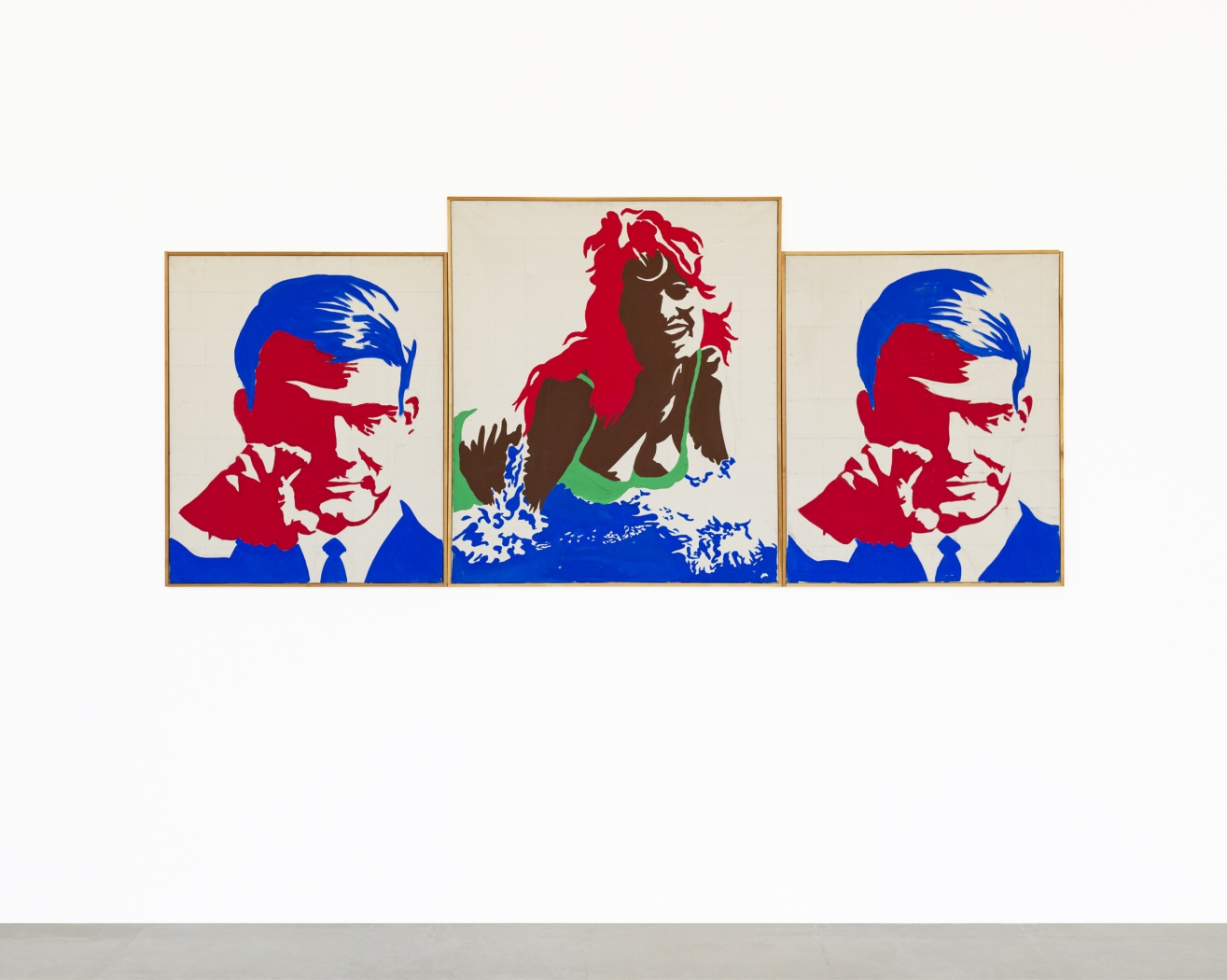 Konrad Lueg BRD Triptychon, 1963
