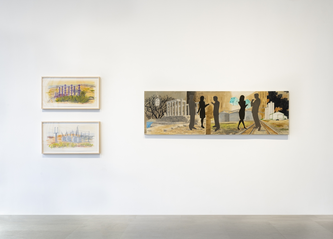 William Leavitt, Installation view, Sign Language, Greene Naftali, New York, 2019