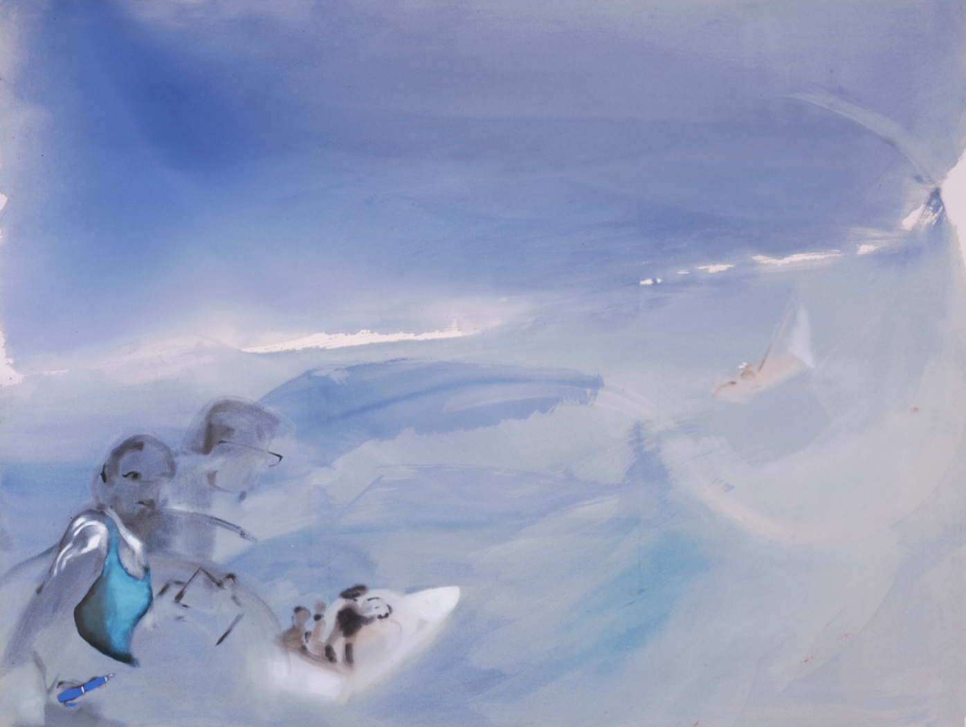 Tinnef (Sailing Boat), 2005, acrylic on canvas, 69.29 x 91.54 inches