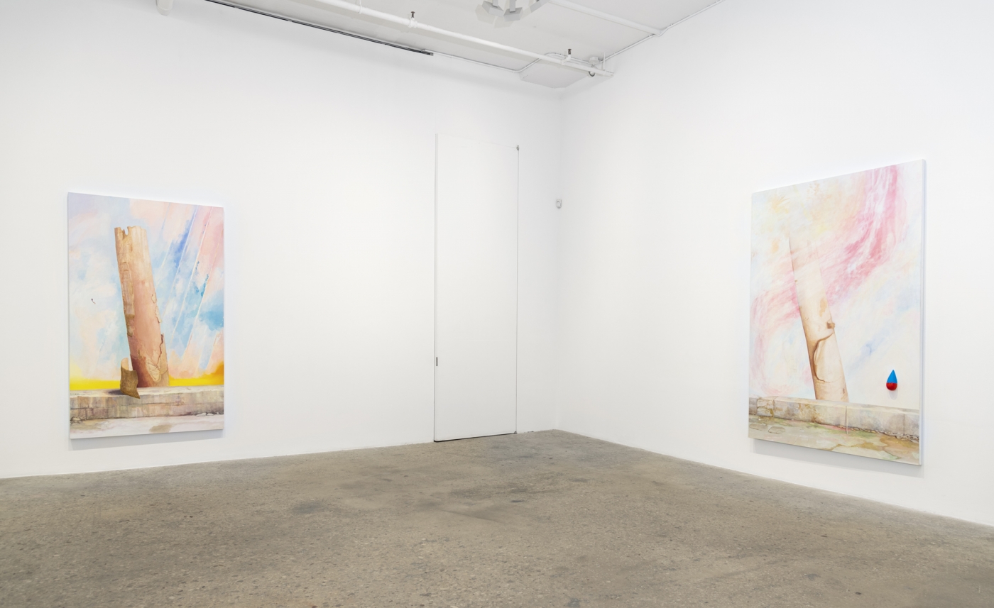 Monika Baer, Installation view, loose change, Greene Naftali, New York, 2021
