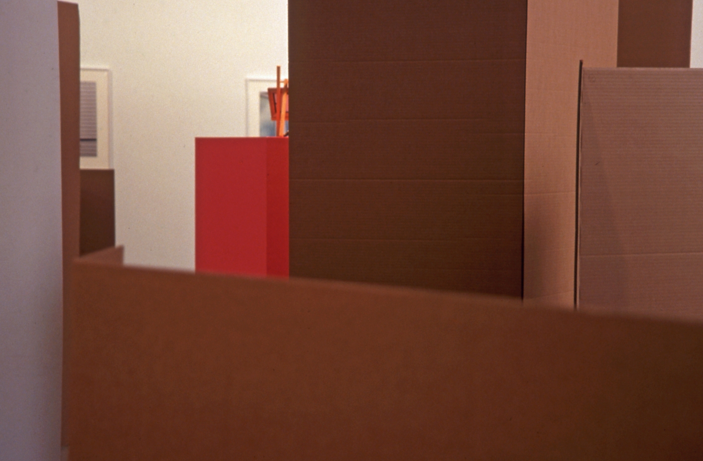 Installation view, Perth Amboy, Greene Naftali, New York, 2001