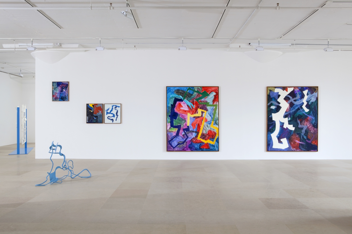 Ida Ekblad, Installation view, Greene Naftali, New York, 2011