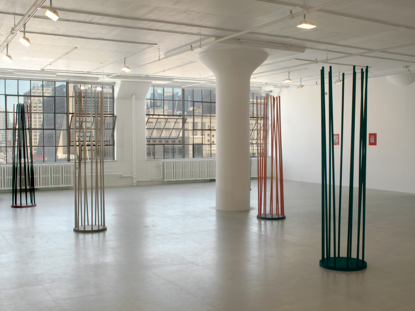 Installation view, Constitution, Greene Naftali, New York, 2009