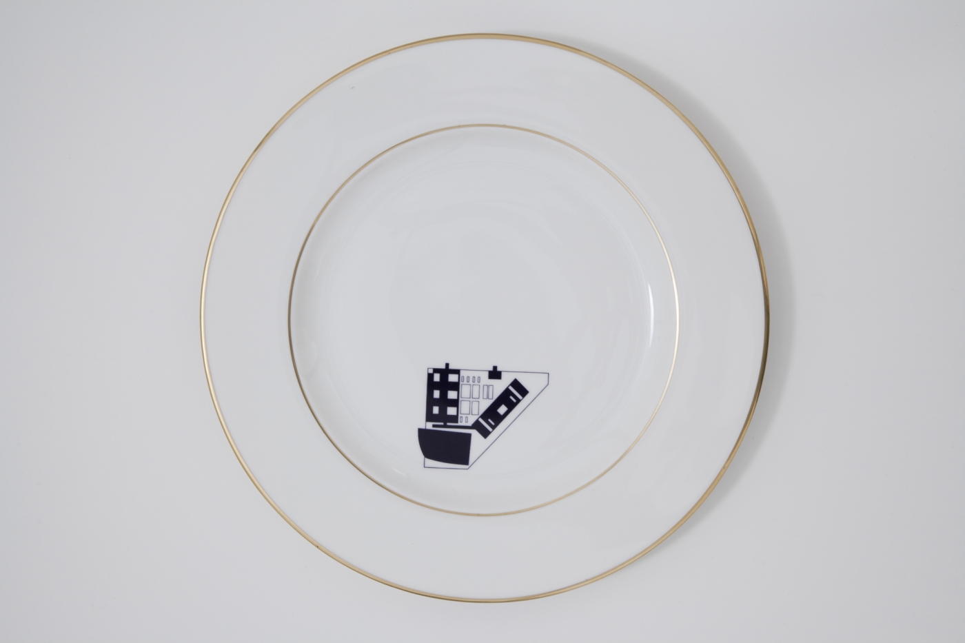 John Knight Autotypes, A Work In Situ, 2011 65 bone china plates variable dimensions