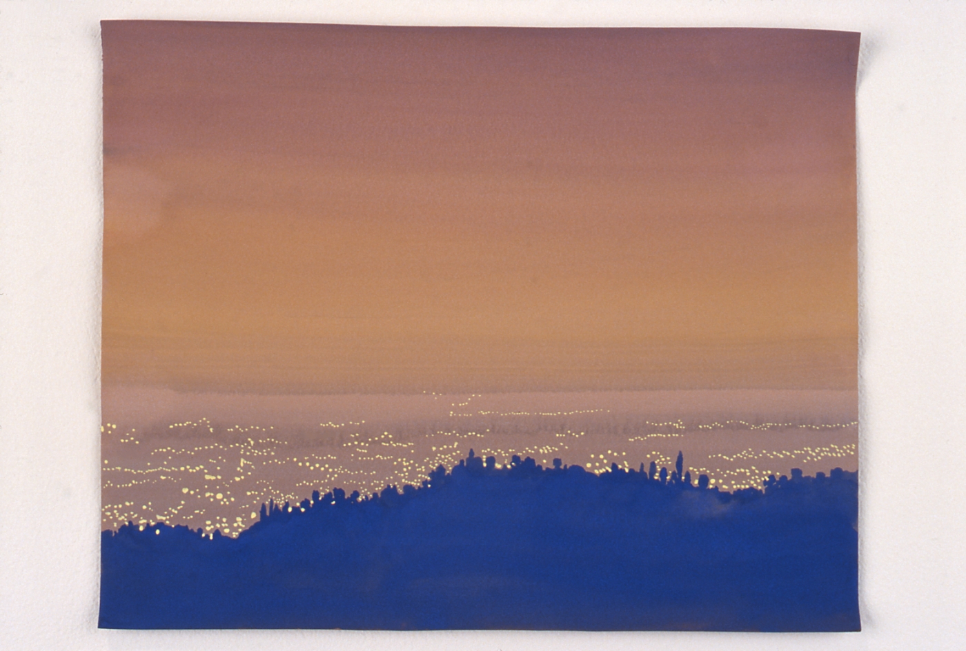 David Korty, Untitled, 2000, watercolor on paper, 10 x 12 1/4 inches