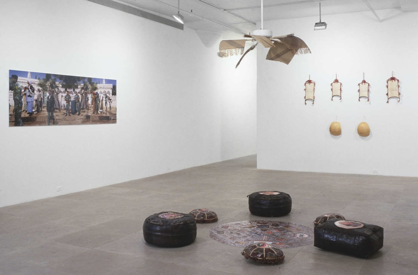 Fatimah Tuggar, Installation view, At the Water Tap, Greene Naftali, New York, 2000 – 2001