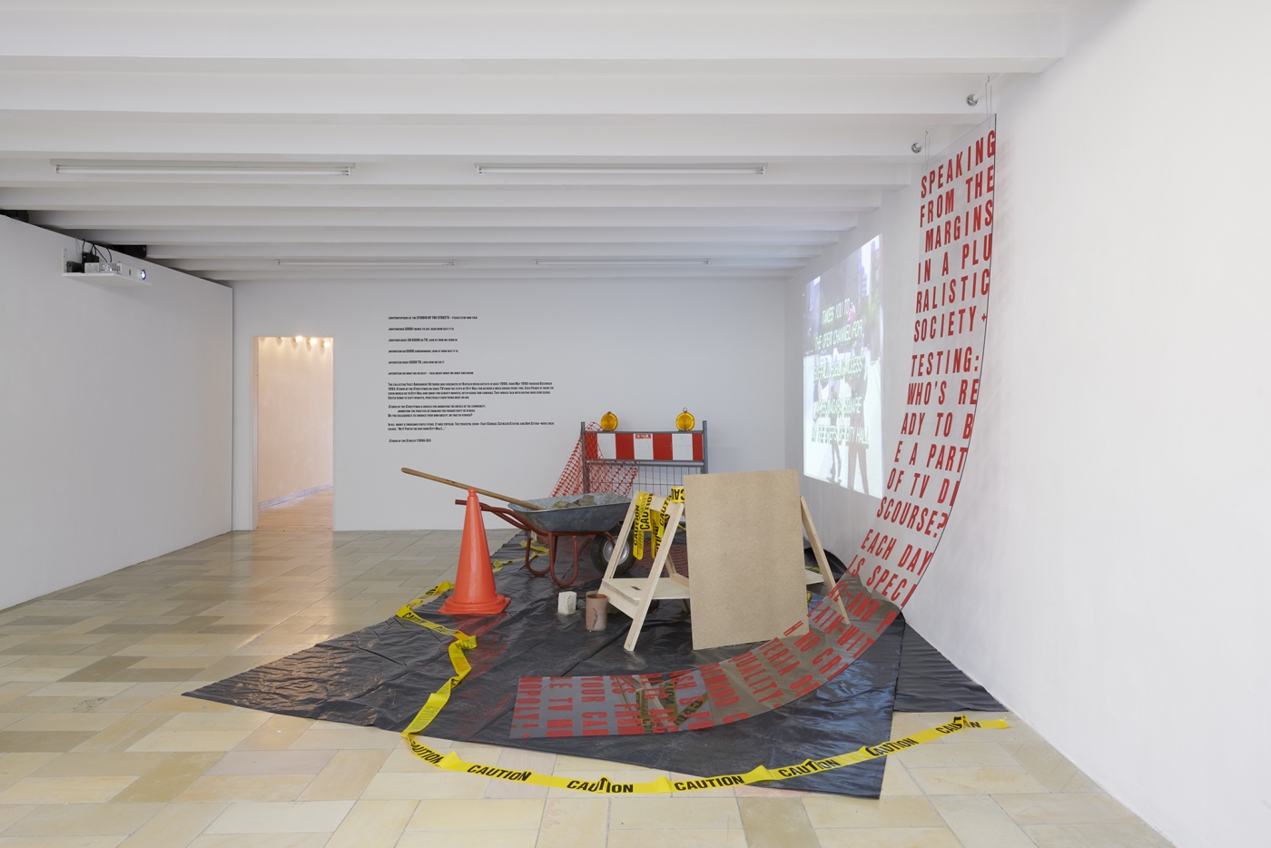 Tony Conrad, Installation view, Tony Conrad, Kölnischer Kunstverein, Cologne, 2020