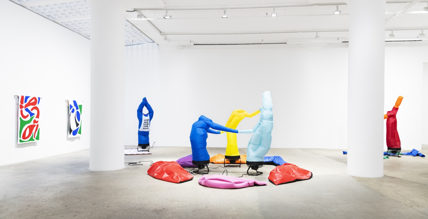 Paul Chan, Installation view, The Bather's Dilemma, Greene Naftali, New York, 2019