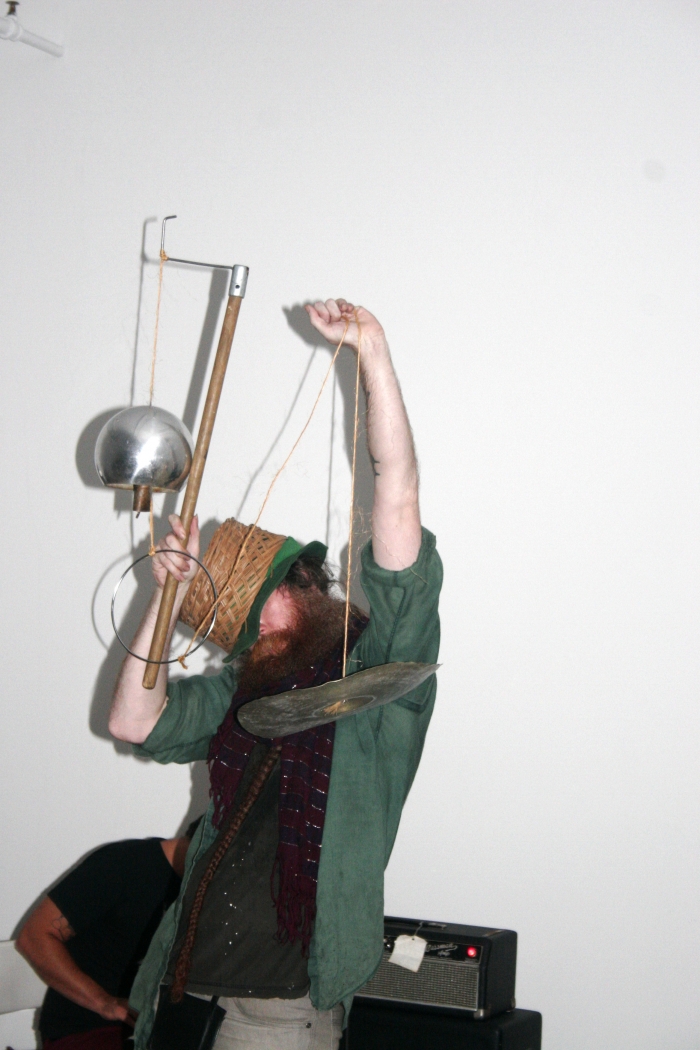 Performance view, No Neck Blues Band, Greene Naftali, New York, 2007