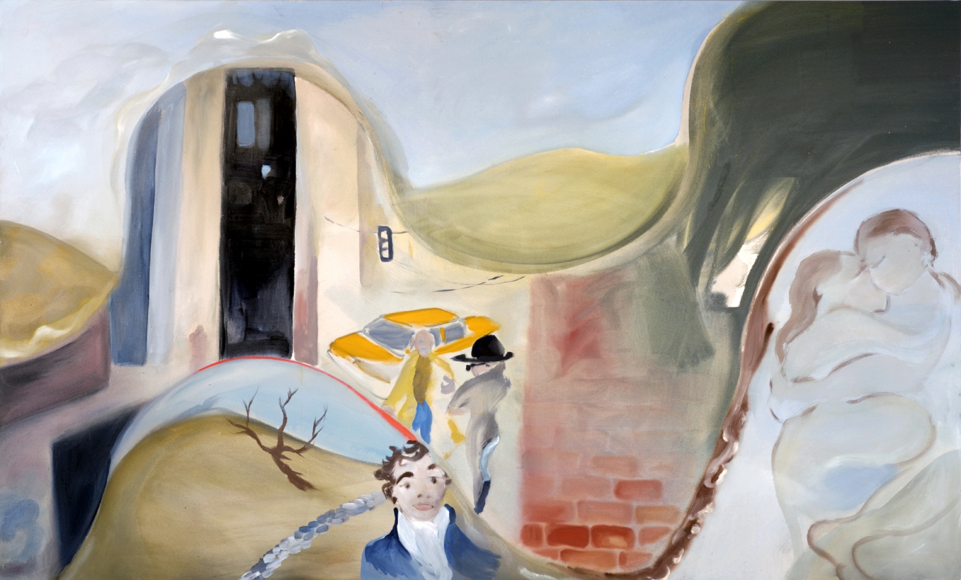 Sophie von Hellermann Space Time Continuum New York Shire, 2005 acrylic on canvas 78.35 x 129.72 inches 199 x 329.5 cm