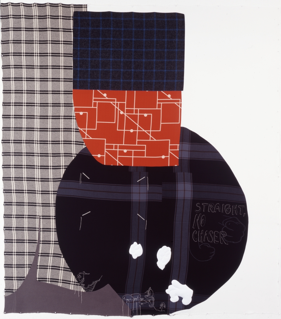 Cosima von Bonin, Straight, No Chaser, 2007, Wool and cotton on canvas, 122 x 104 inches