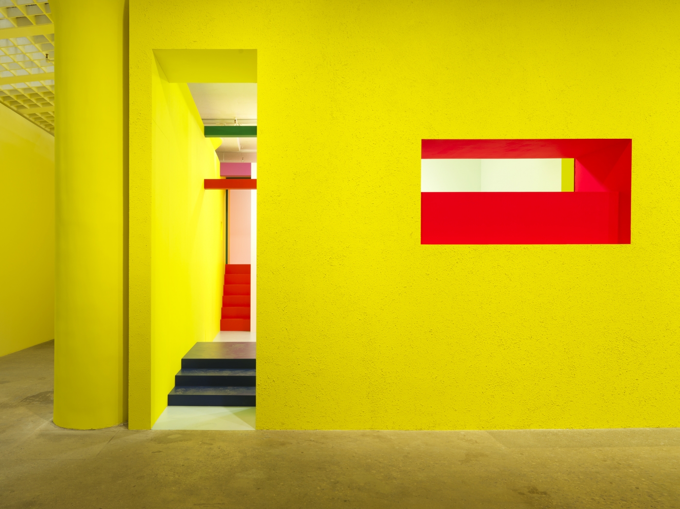 Peter Halley, Installation view, Heterotopia II, Greene Naftali, New York, 2019
