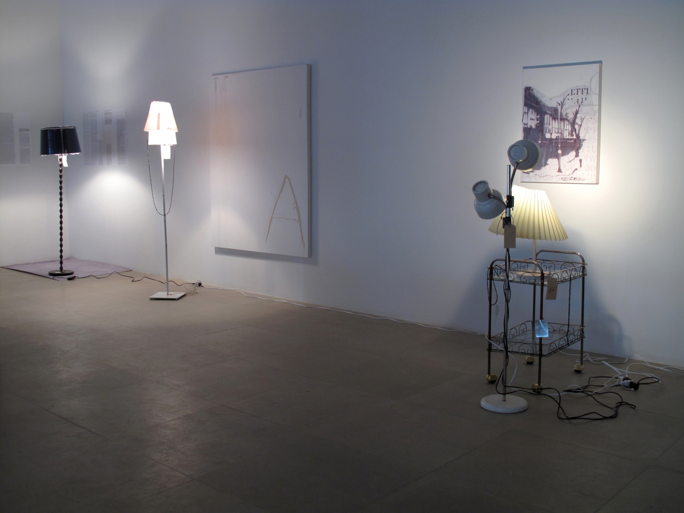 Installation view, 18INIQITIES, Greene Naftali, New York, 2008
