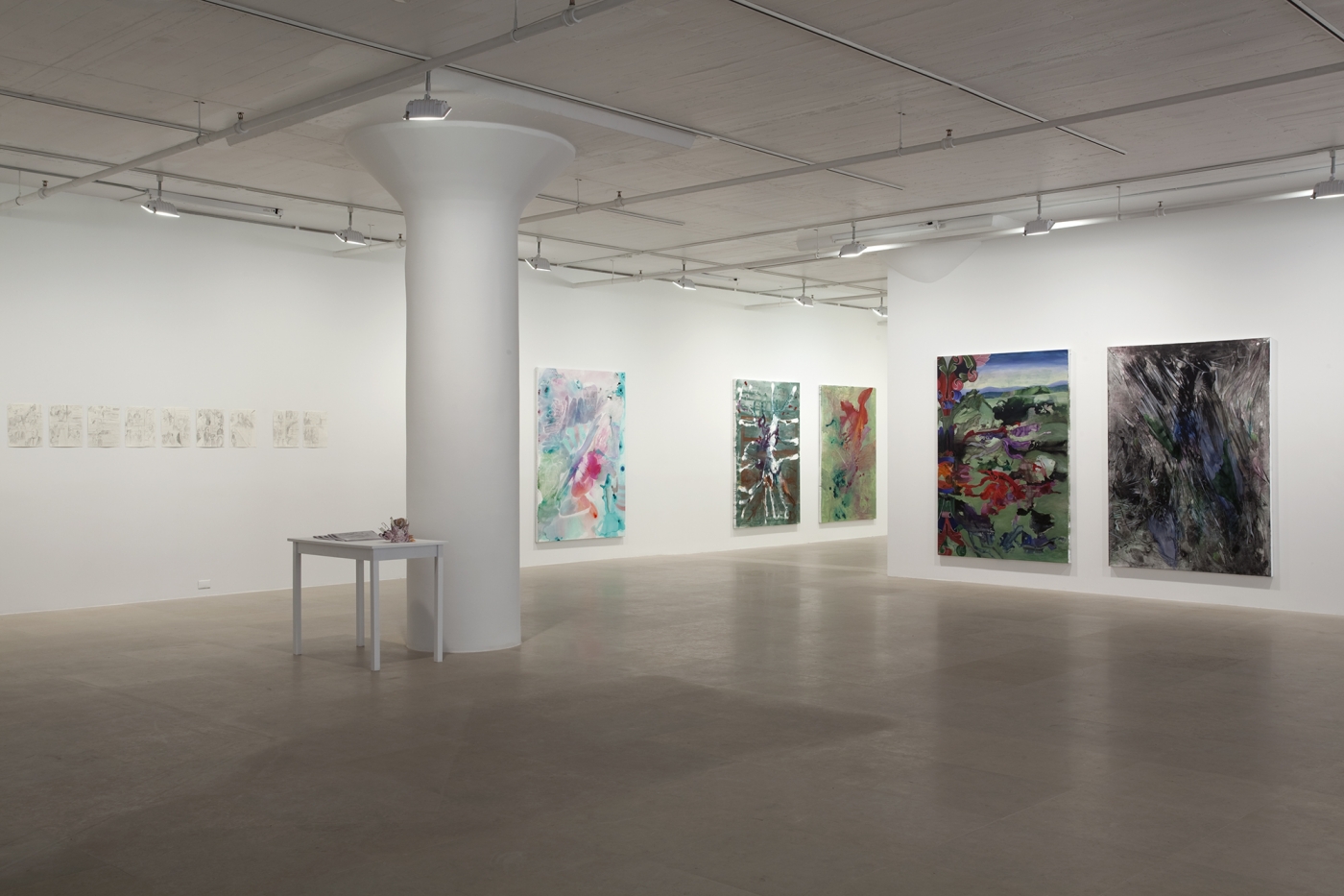 Installation view, Greene Naftali, New York, 2011