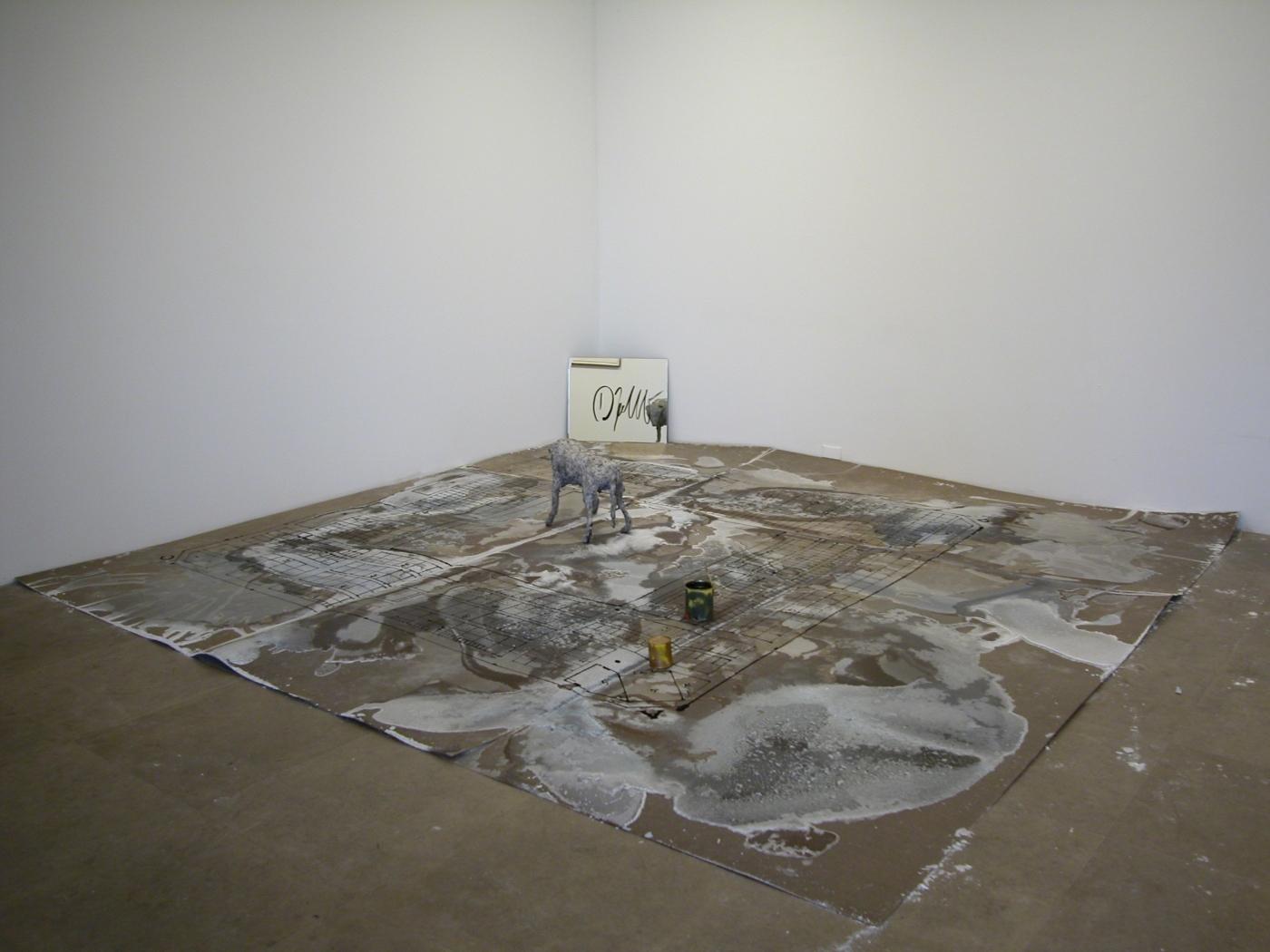 Dani Jakob, La misère de l`homme sans dieu, 2000, mixed media installation, dimensions variable