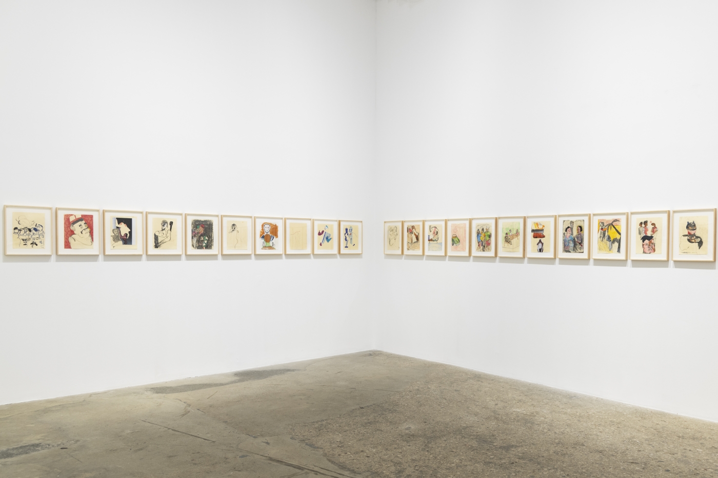 Walter Price, Installation view, Pearl Lines, Greene Naftali, New York, 2020