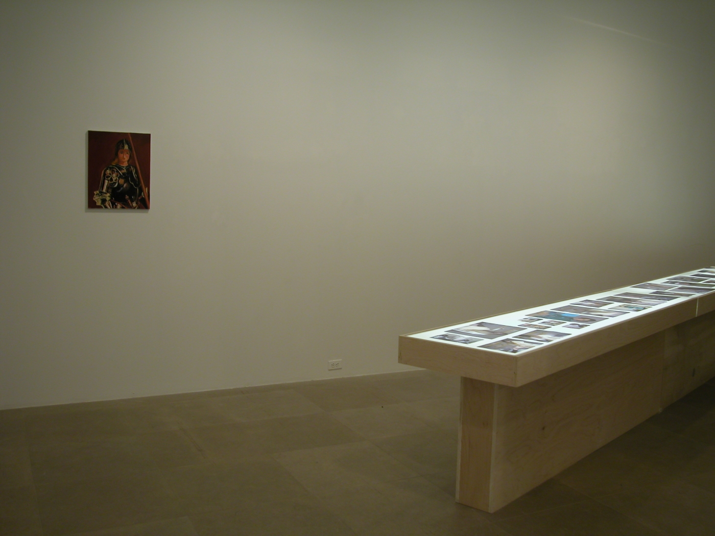 Installation view, American Idyll, Greene Naftali, New York, 2004