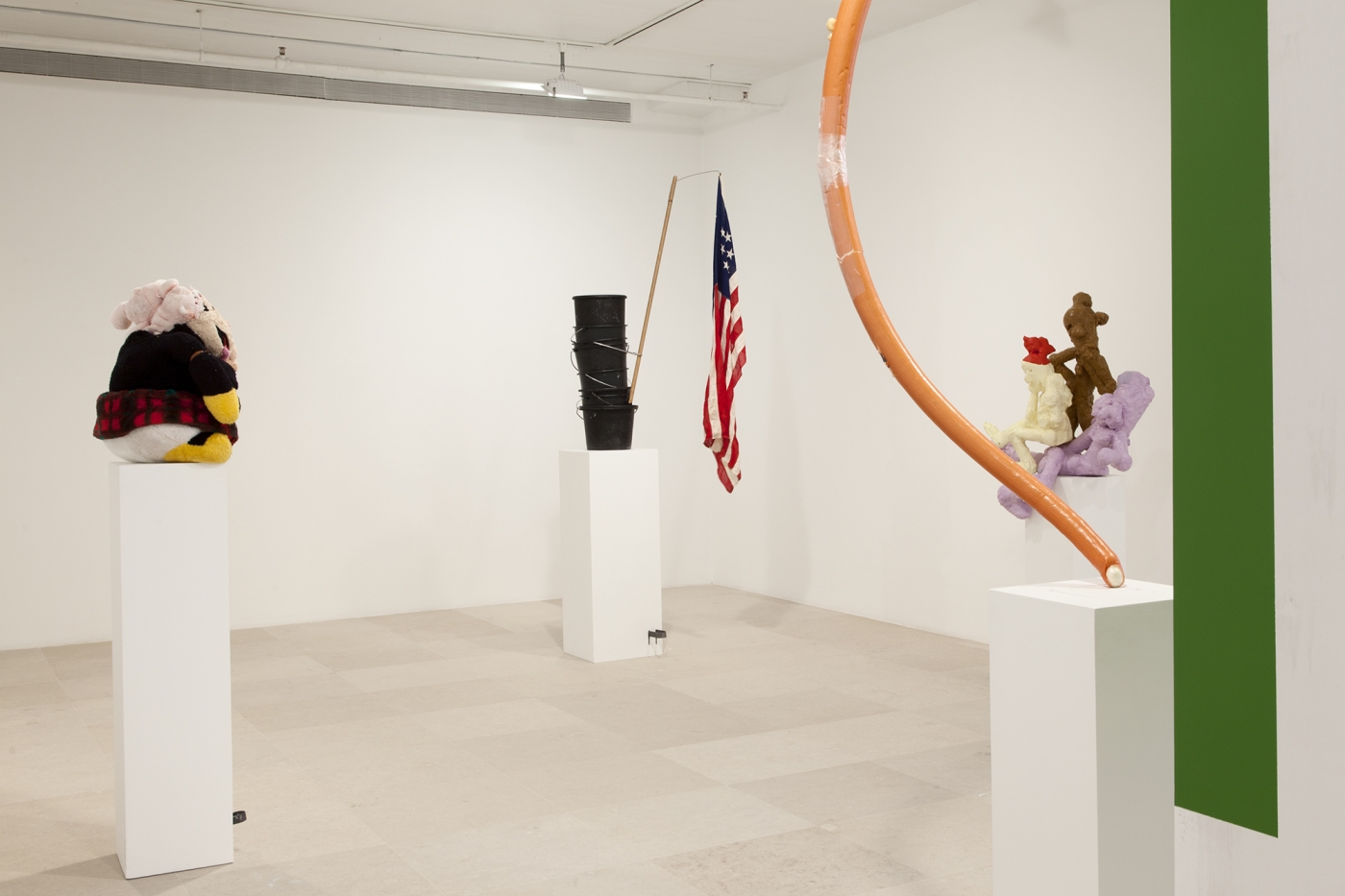 Gelitin, Installation view, The Fall Show, Greene Naftali, New York, 2012