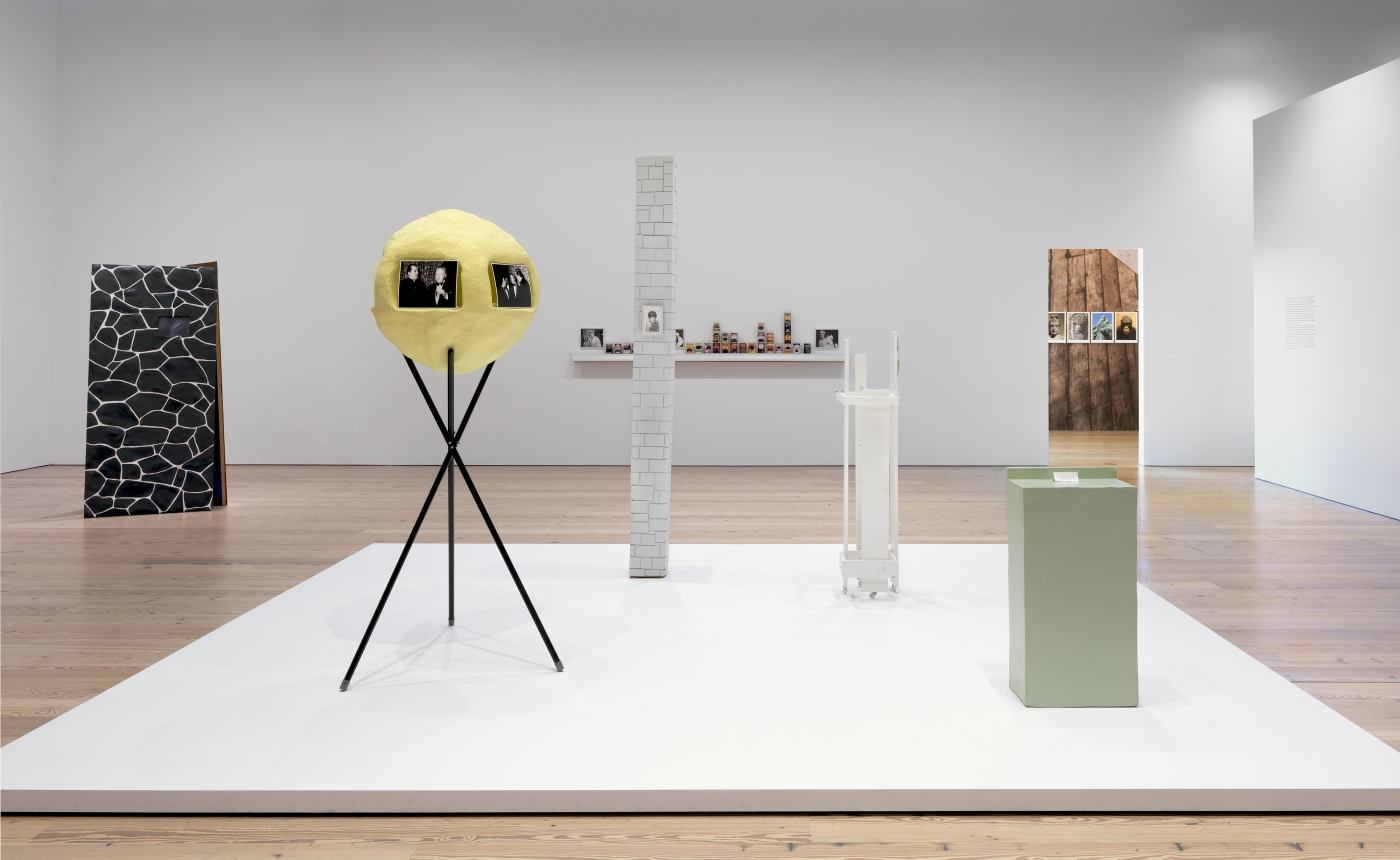 Rachel Harrison, Installation view, Rachel Harrison Life Hack, curated by Elisabeth Sussman and David Joselit, Whitney Museum of American Art, New York, 2019