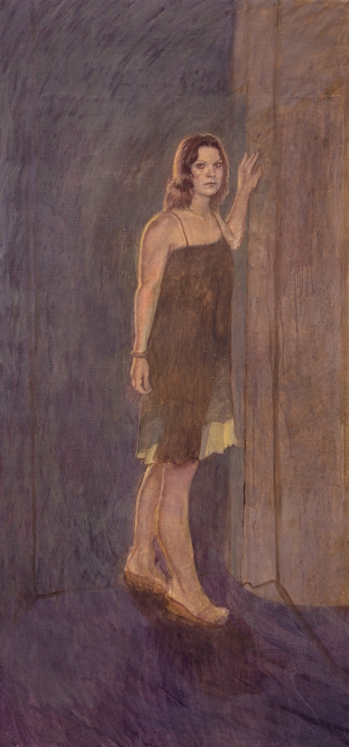 Catholic/Protestant Progeny, 2006, Oil on linen, 75 x 35.5 inches