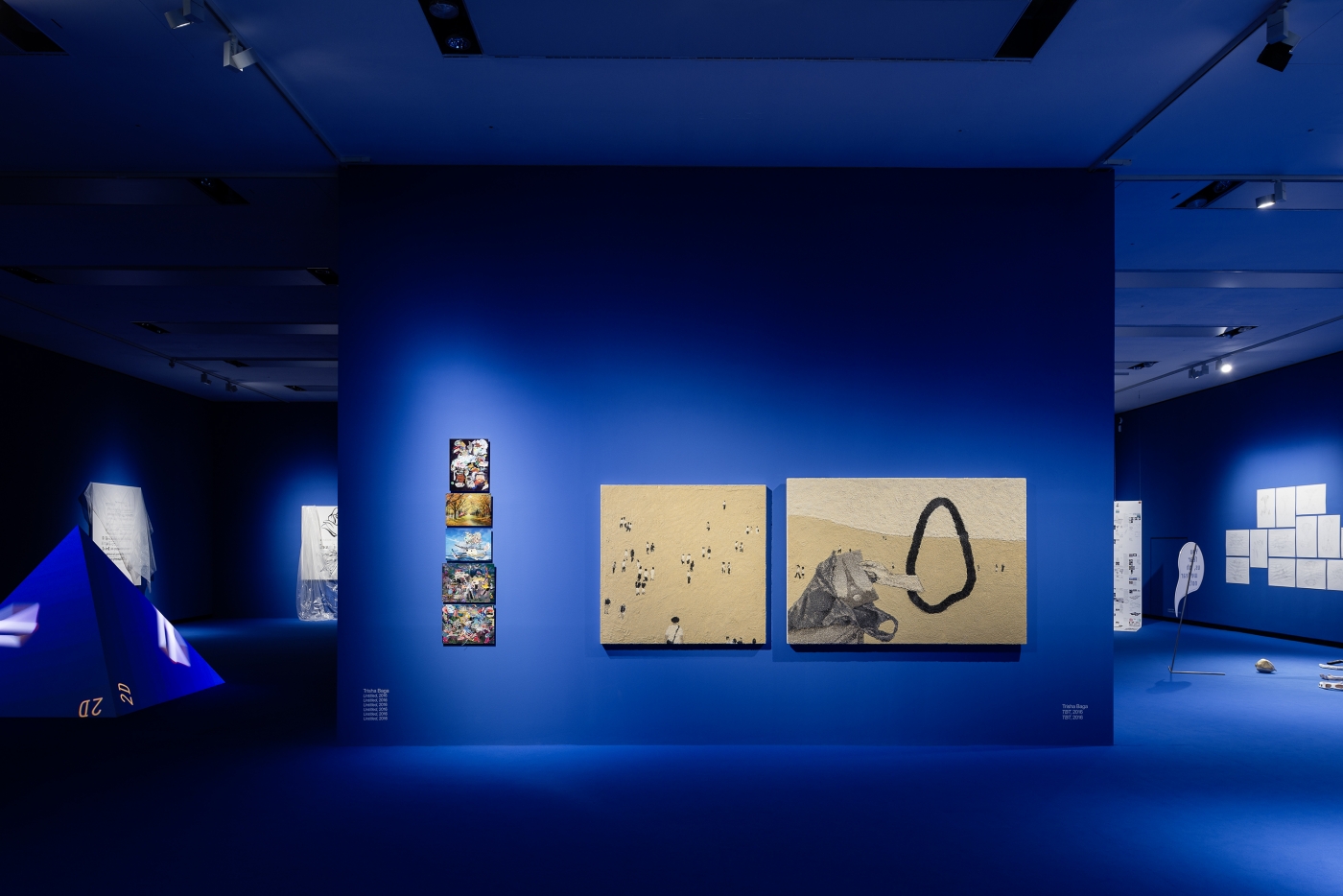 Trisha Baga, Installation view, Hysterical Mining, Vienna Biennale For Change 2019, Kunsthalle Wien, Vienna, 2019