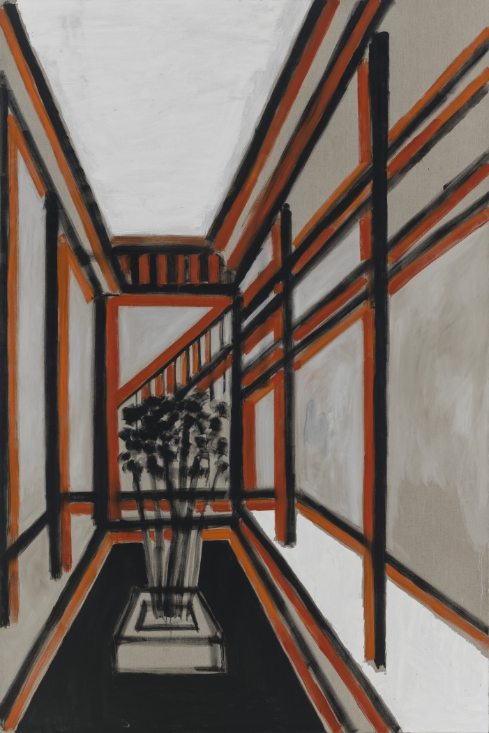 Zhao Gang, A Corridor of the Classroom, 2014-2015, oil on canvas, 280 x 200cm