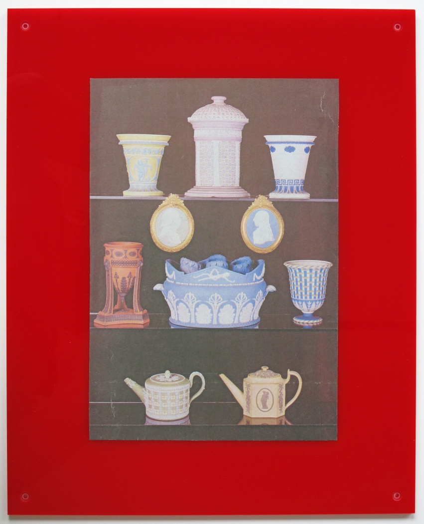 Wedgwood, 2009, Plexiglas, paper, 14 1/2 x 11 3/4 inches