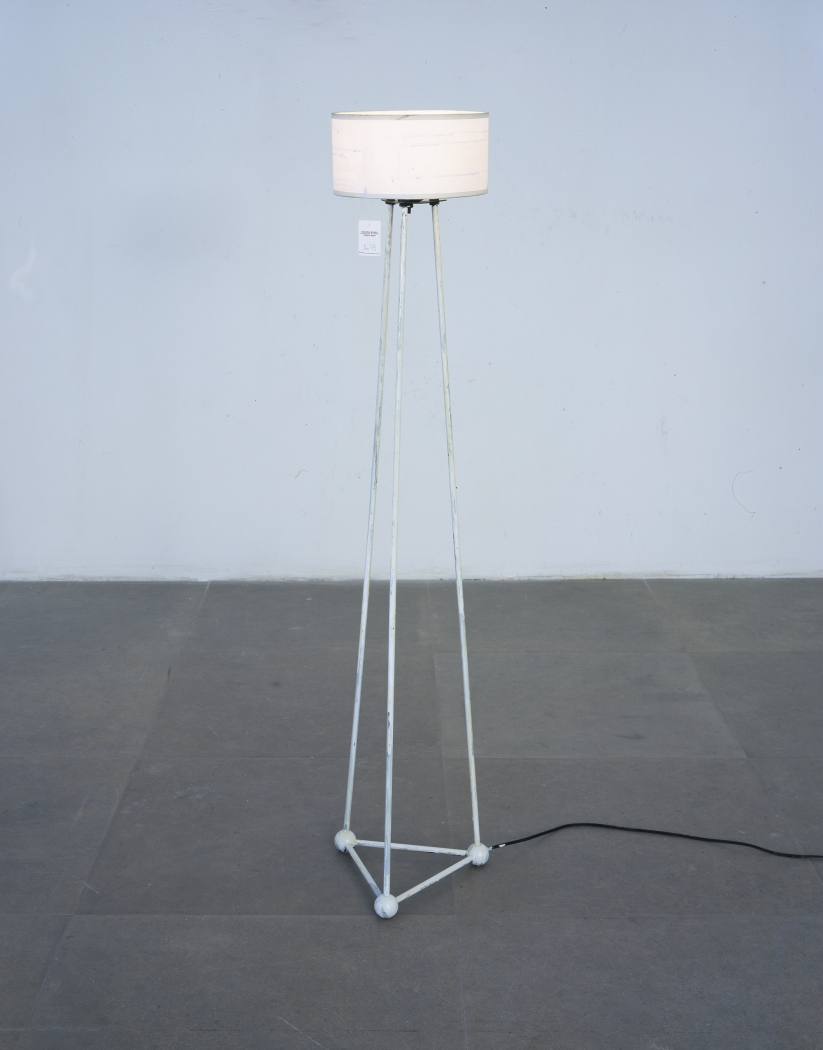 Reading Lamp, 2006, mixed media lamp, 49 x 9 x 9 inches (124.5 x 22.9 x 22.9 cm)