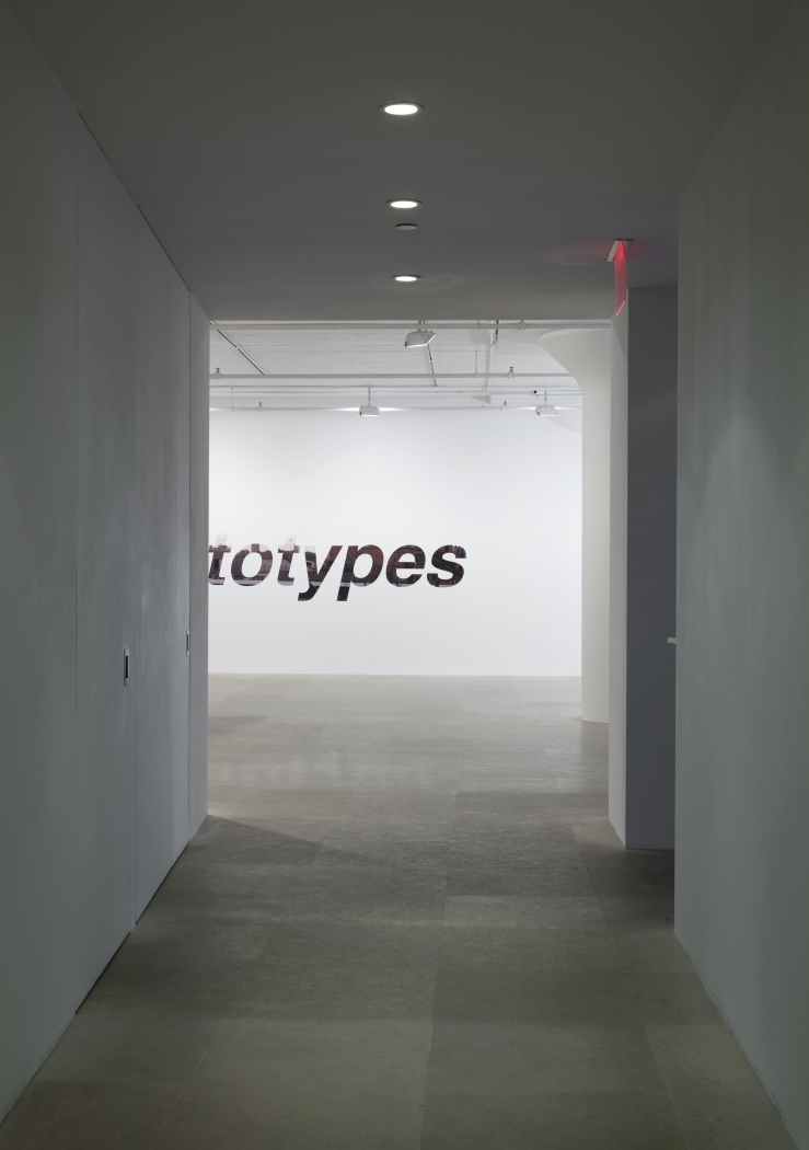 John Knight, Installation view, Autotypes, a work in situ, Greene Naftali, New York, 2011