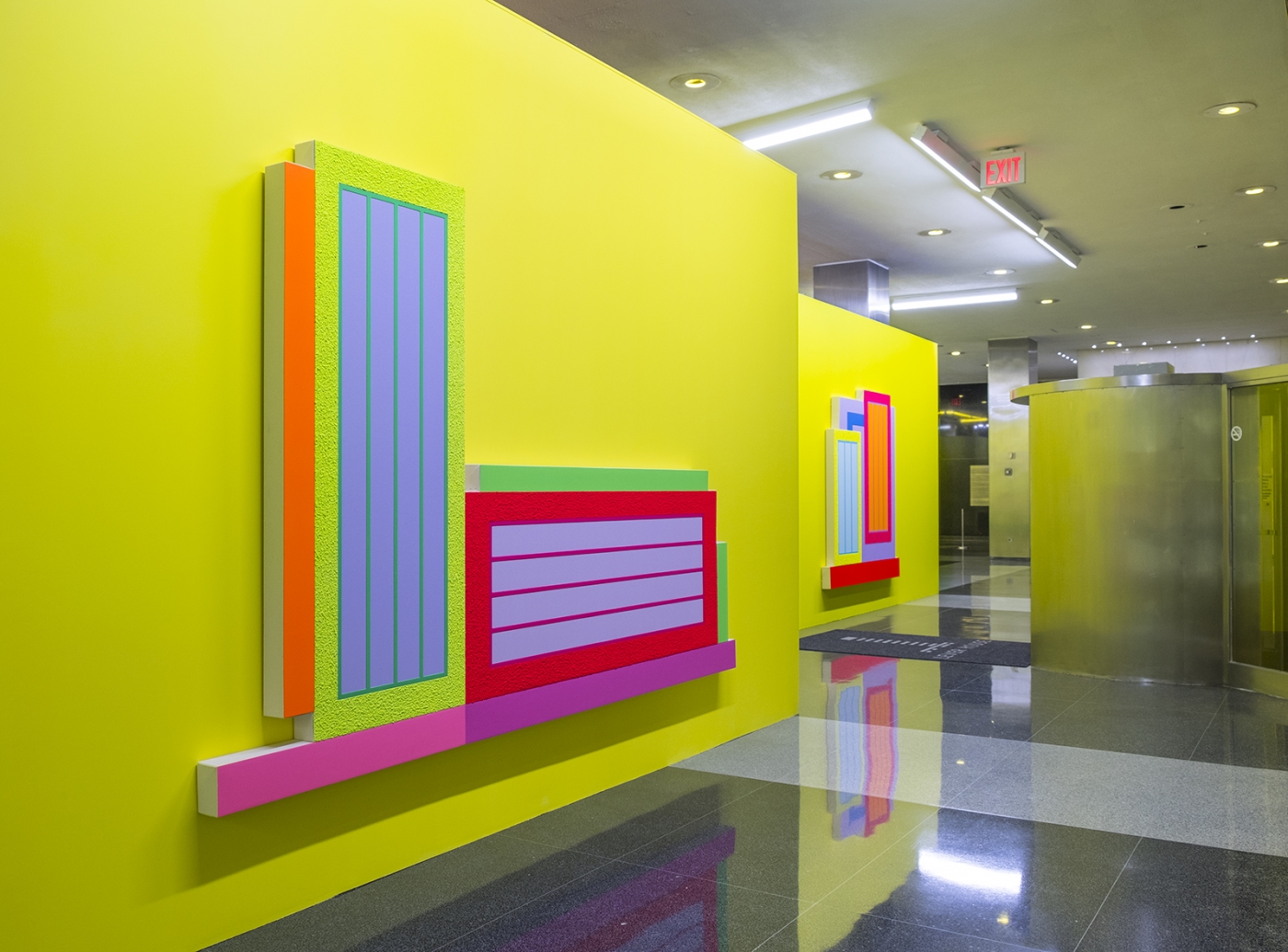 Installation view, New York, New York, Lever House, New York, 2018
