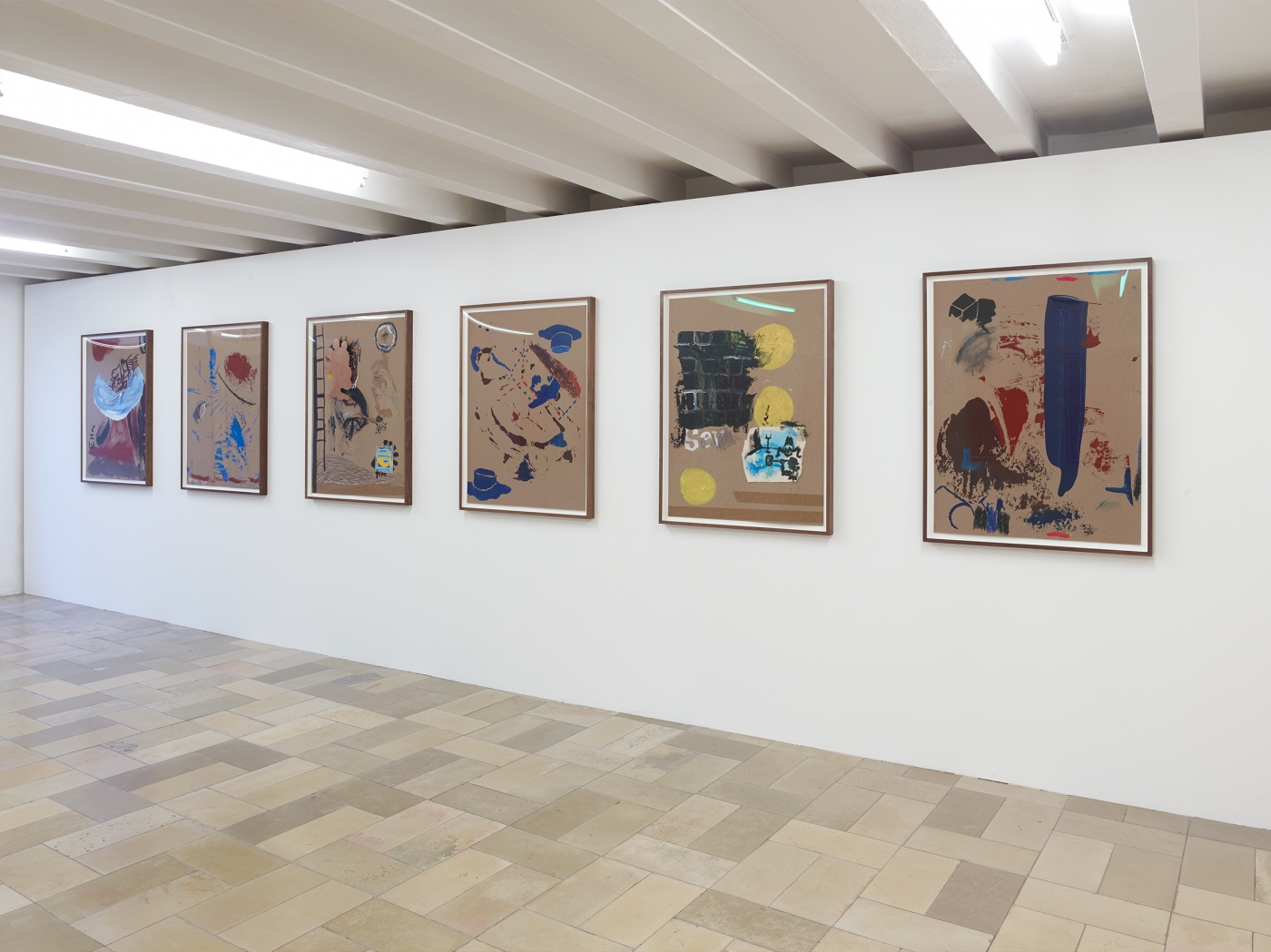 Walter Price, Installation view, Pearl Lines, Kölnischer Kunstverein, Cologne, 2018