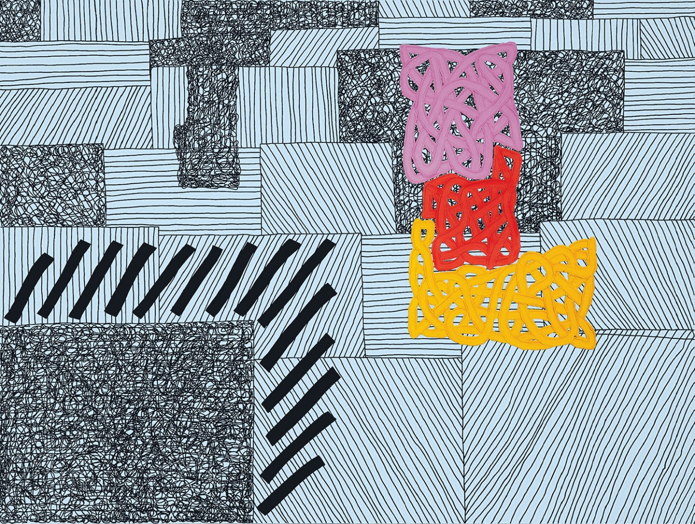 Jonathan Lasker, Artistic Painting, 1993