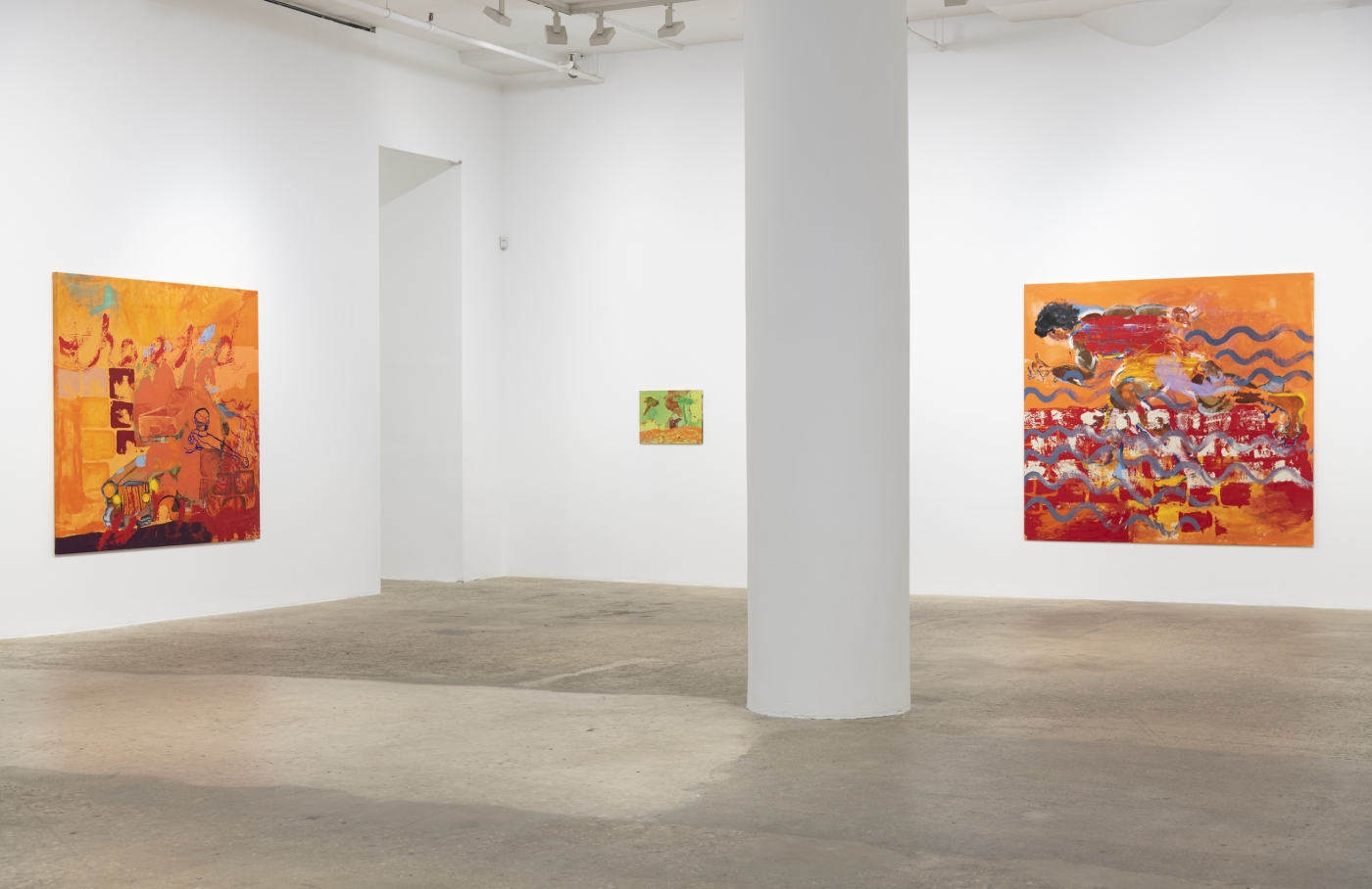 Walter Price, Installation view, Pearl Lines, Greene Naftali, New York, 2020