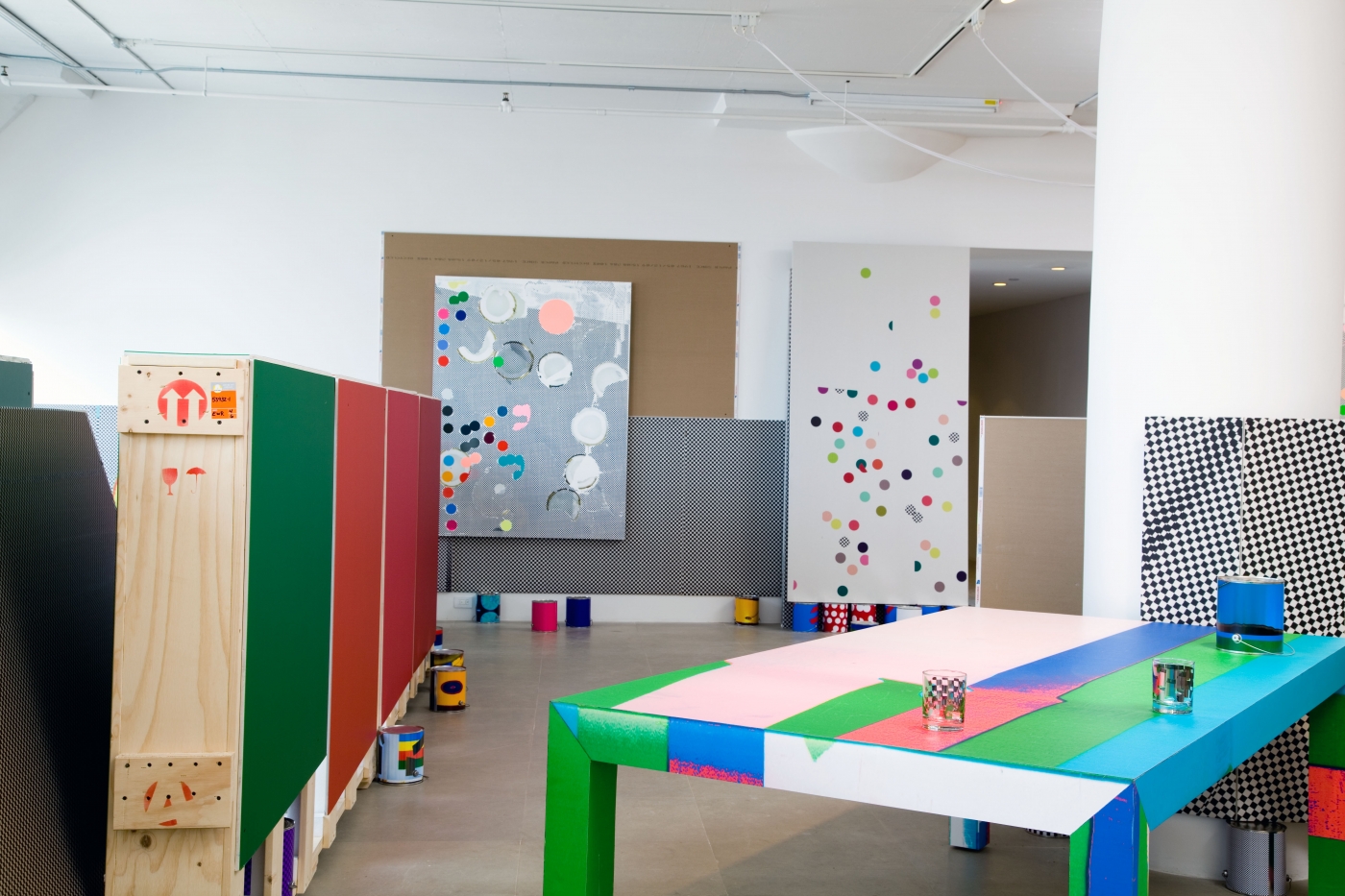 Installation view, Greene Naftali, New York, 2009