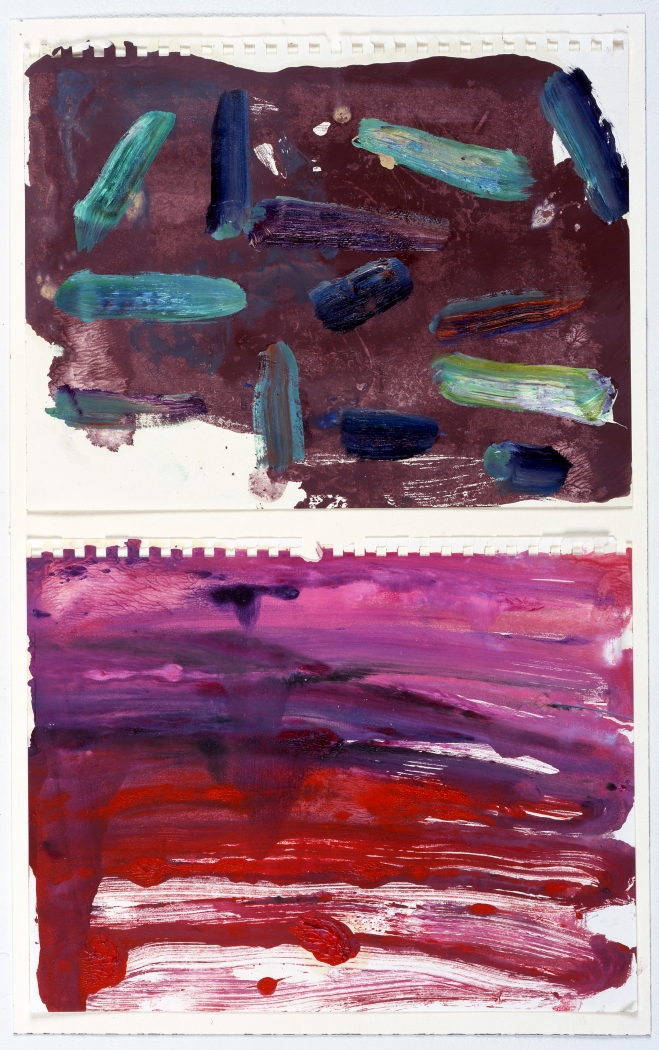 Richard Hawkins, Untitled, 2006, oil on paper, 23 3/4 x 14 3/4 inches