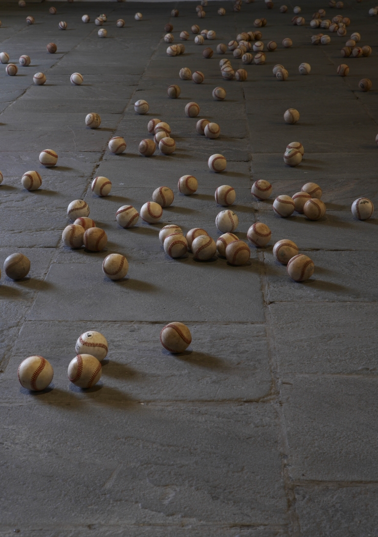 Lutz Bacher, Baseballs II, 2011