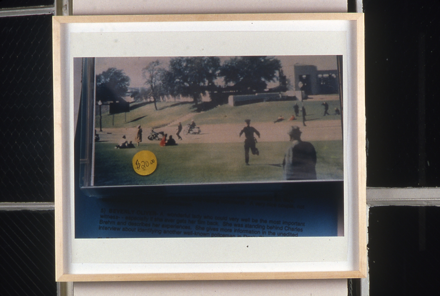 $20, 1996 Chromogenic print, 15 1/2 x 23 inches