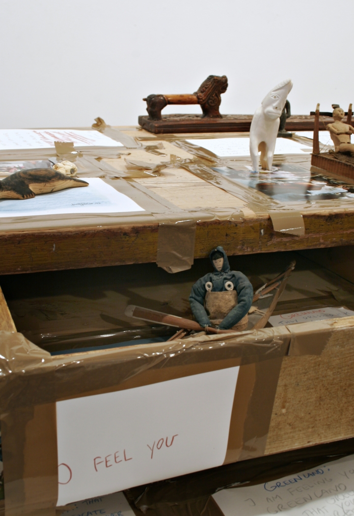 Greenland, a novel, 2008 (detail), Mixed media, Dimensions variable