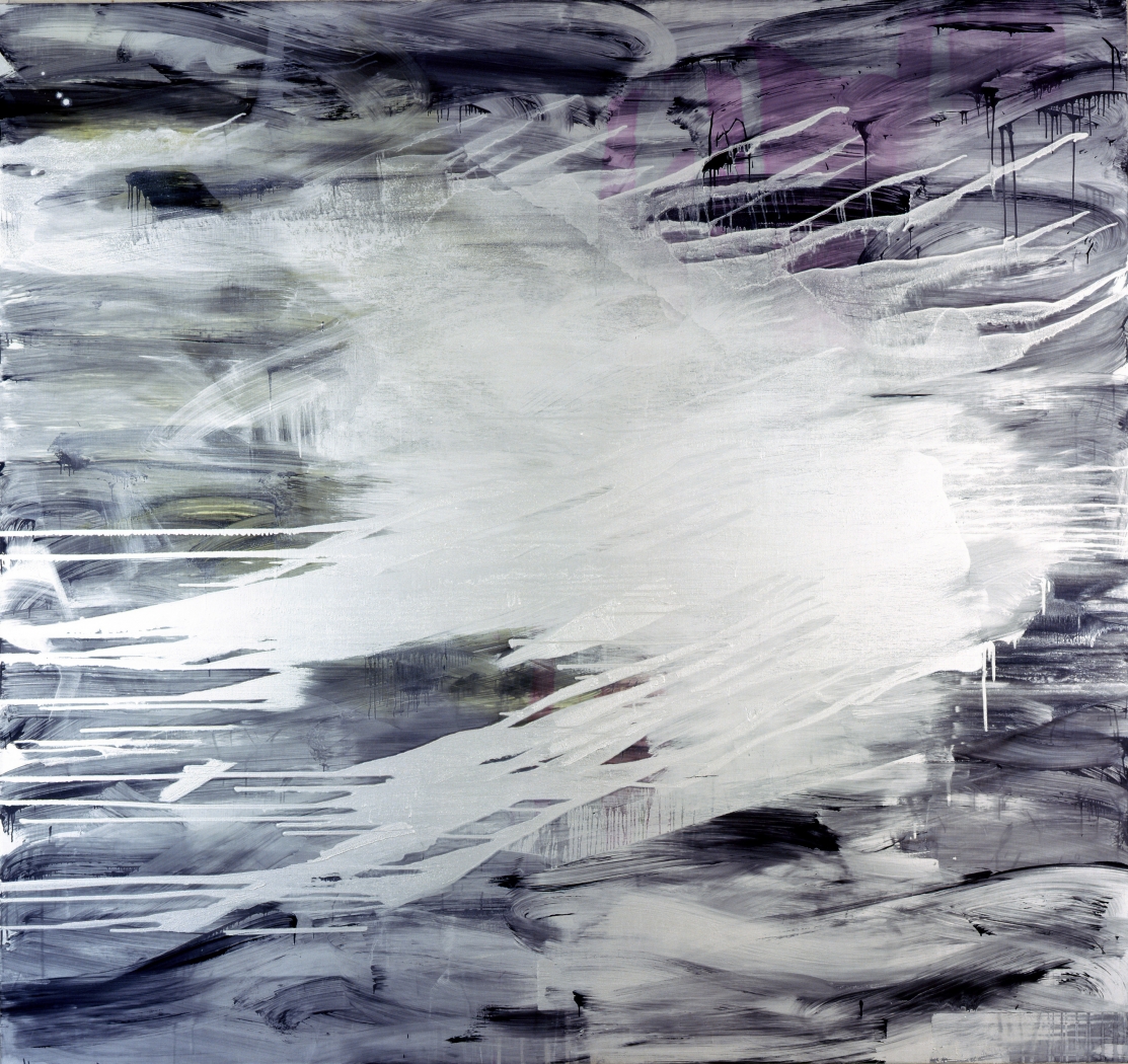 Maia, 2006, Oil and enamel on linen, 90 x 96 inches